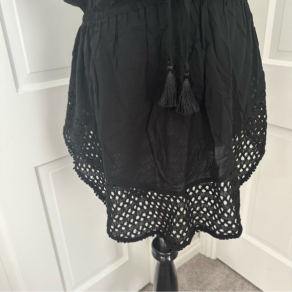 NEW Victoria Secret  Cover-Up black bikini one piece swimsuit coverup Small - Picture 8 of 8